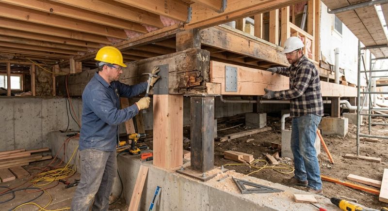 Basement Beam Repair in Conroe, TX
