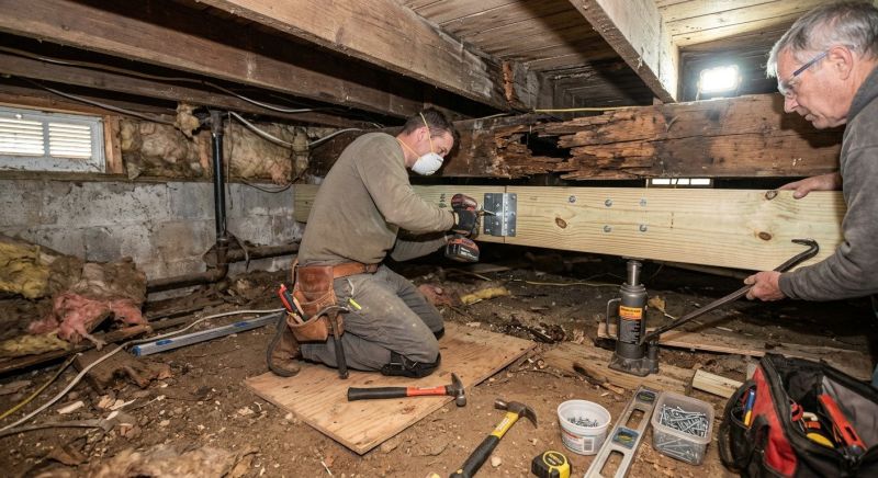 Floor Joist Repair in Conroe, TX